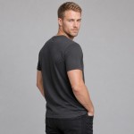 Men's Charcoal Heavyweight Blank T-Shirt