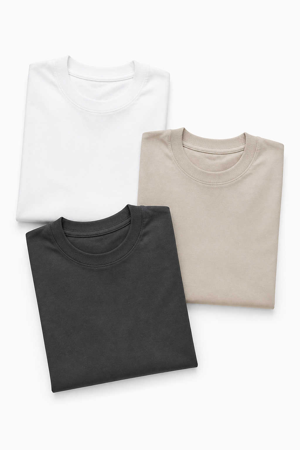 oversized tee flat lay